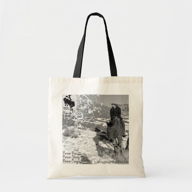 A bolsa de canvas de ForeverCowgirl (Frente)