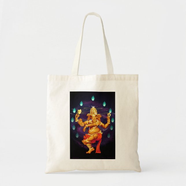 A bolsa de canvas de Nitraja Ganesha (Frente)