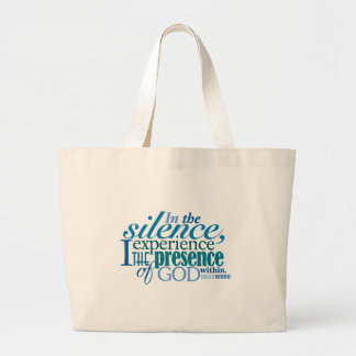 A bolsa de canvas DIÁRIA do "silêncio" de WORD®