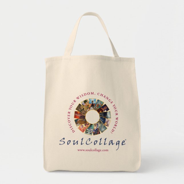 A bolsa de compra do logotipo de SoulCollage® (Frente)