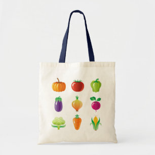 A bolsa de compra do vegetariano