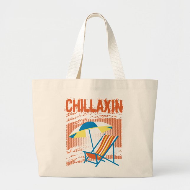 A bolsa de praia de Chillaxin (Frente)