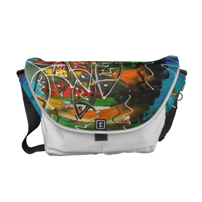 A bolsa mensageiro - peixes por Soco Freire (Frente)