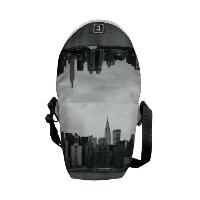A bolsa mensageiro - skyline de New York (Traseira Aberta)