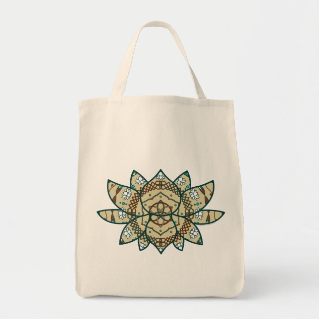 A Bolsa Tote Lotus (Frente)