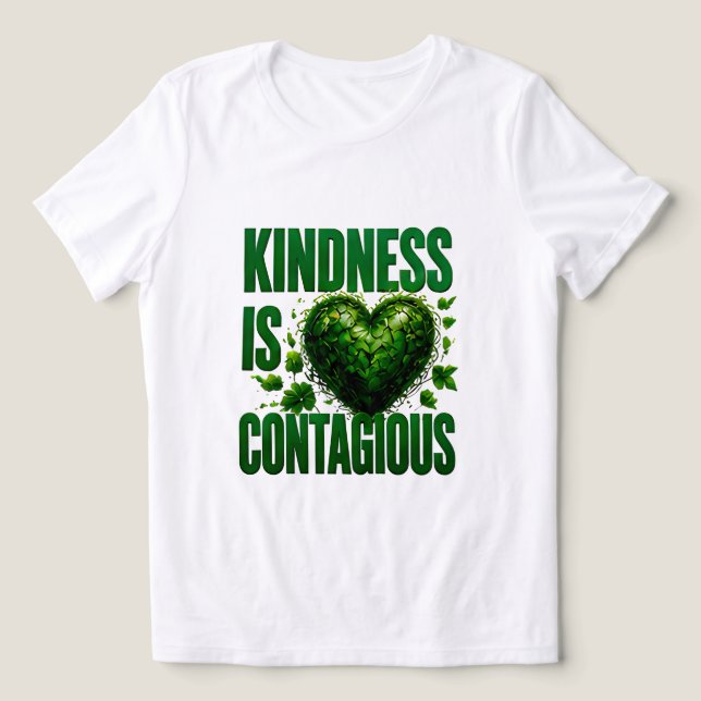 💚 A Bondade é Contagiosa Inspiração Positiva  (Design frontal)