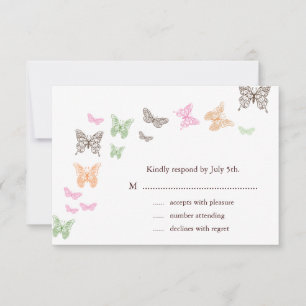 A borboleta beija RSVP