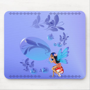 A borboleta borbulha Mousepad