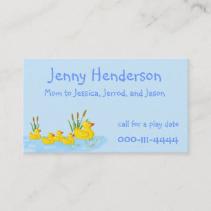 A borracha bonito Ducks o cartão feito sob