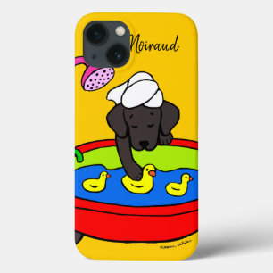 A borracha preta personalizada de Labrador Ducks a