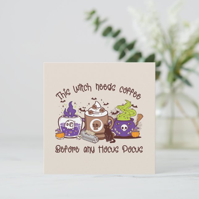 A Bruxa Precisa De Café - Sobremesa (Em pé/Frente)