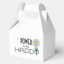 A CAIXA DE FAVOR DA POTÊNCIA A SER FELIZ