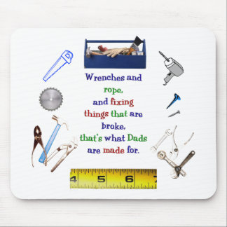 A caixa de ferramentas Mousepad do pai