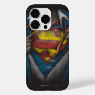 A caixa do superman revela o esboço Colorized