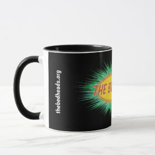 A cama dirige a caneca do logotipo