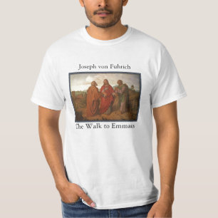 A caminhada à camisa leve dos homens de Emmaus