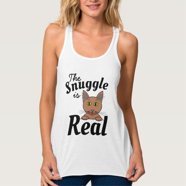A Caminhada É Muito Fofa Camiseta de Gato Engraçad (Frente)