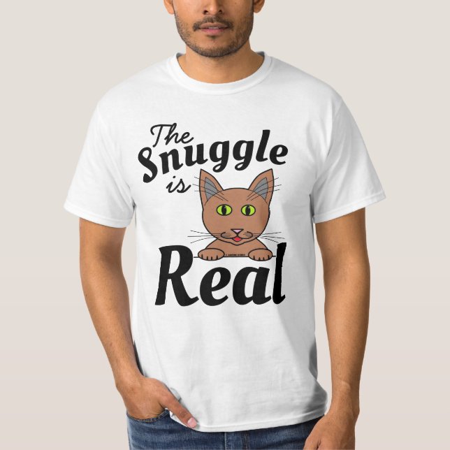 A Caminhada É Muito Fofa Camiseta Gato (Frente)