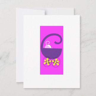 A caminho vem o convite para bebê