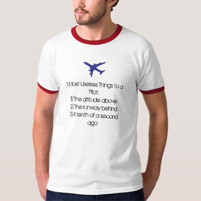 A camisa a mais inútil das coisas do piloto (Frente)