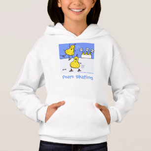 A camisa bonito da menina de patinagem engraçada