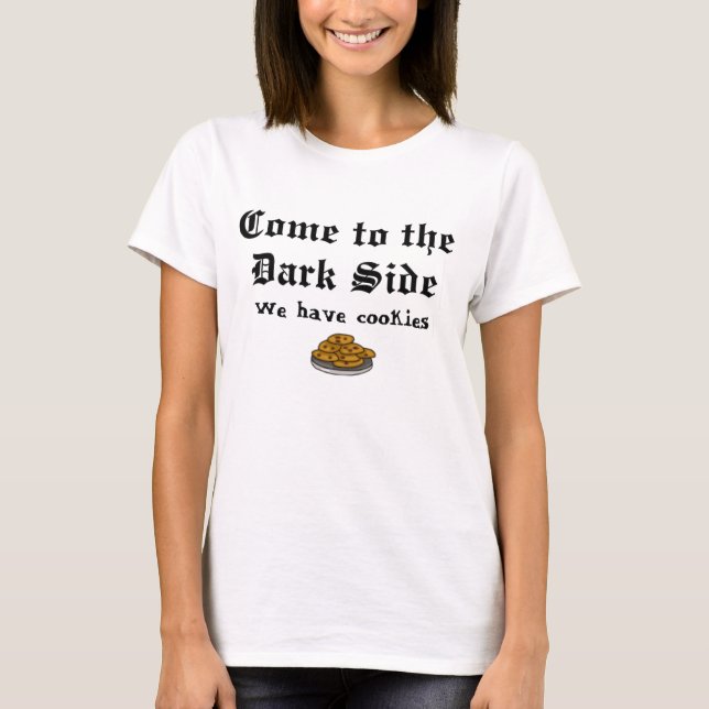 A camisa da comédia, vem ao lado escuro (Frente)