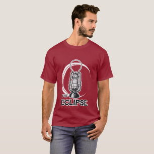 A camisa da lanterna do bombeiro do eclipse