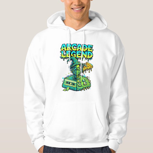 a camisa da lenda do arcade (Frente)