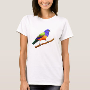 A camisa das mulheres Bunting pintadas