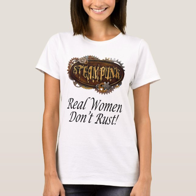 A camisa das mulheres de Steampunk (Frente)