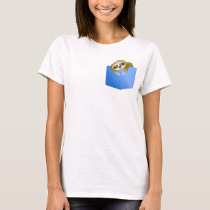 A camisa das mulheres do amigo do bolso da