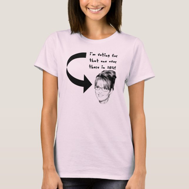 A camisa das mulheres engraçadas de Sarah Palin (Frente)