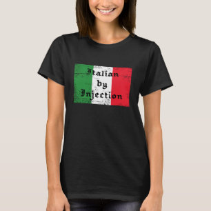 A camisa das mulheres engraçadas do italiano por