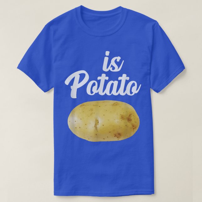 A Camisa De Batata É Engraçada, Como Se Vê Na Noit (Frente do Design)