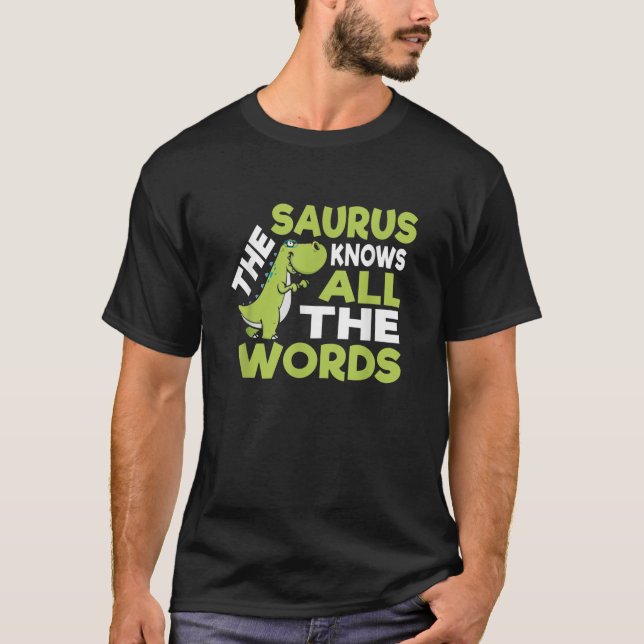 A Camisa De Dinossauro Do Tesauro Engraçado Do Sau (Frente)