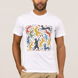 A Camisa de Gato Inspirada na Dança Design Artísti