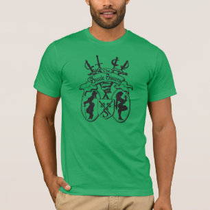 A camisa de homens verdes das irmãs de Steele