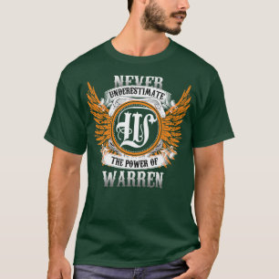 A Camisa De Nome Warren Nunca Subestima O Poder De