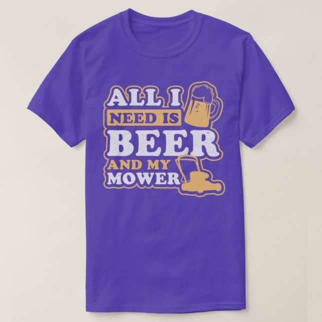 A Camisa De pai Que Preciso É De Mower E Cerveja P (Frente do Design)