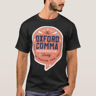 A Camisa De Preservação De Oxford Comma