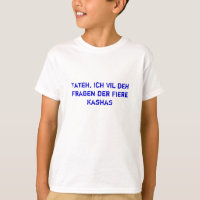 A camisa de quatro Yiddish das perguntas
