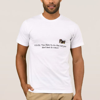 A camisa de U.SC.G., esfria, obtem para o