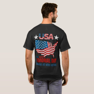 A camisa do 4º Dia da Memória para homens, camiset