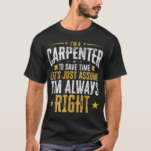 A camisa do carpinteiro ganha o tempo supor que eu