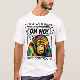 A Camisa do Chimpanzé Existencial: Camiseta com Ro