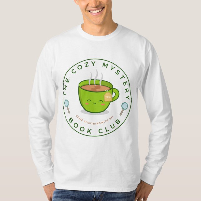 A Camisa Do Clube De Livro Misterioso Cozy (Frente)