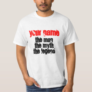 A camisa do homem mito lenda para homens Persona