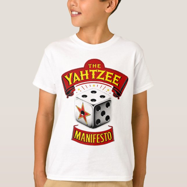 A Camisa do Manifesto Yahtzee Kid (Frente)