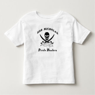 A camisa do miúdo dos caçadores do pirata de USS