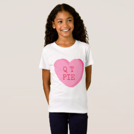A camisa do miúdo personalizado do coração dos